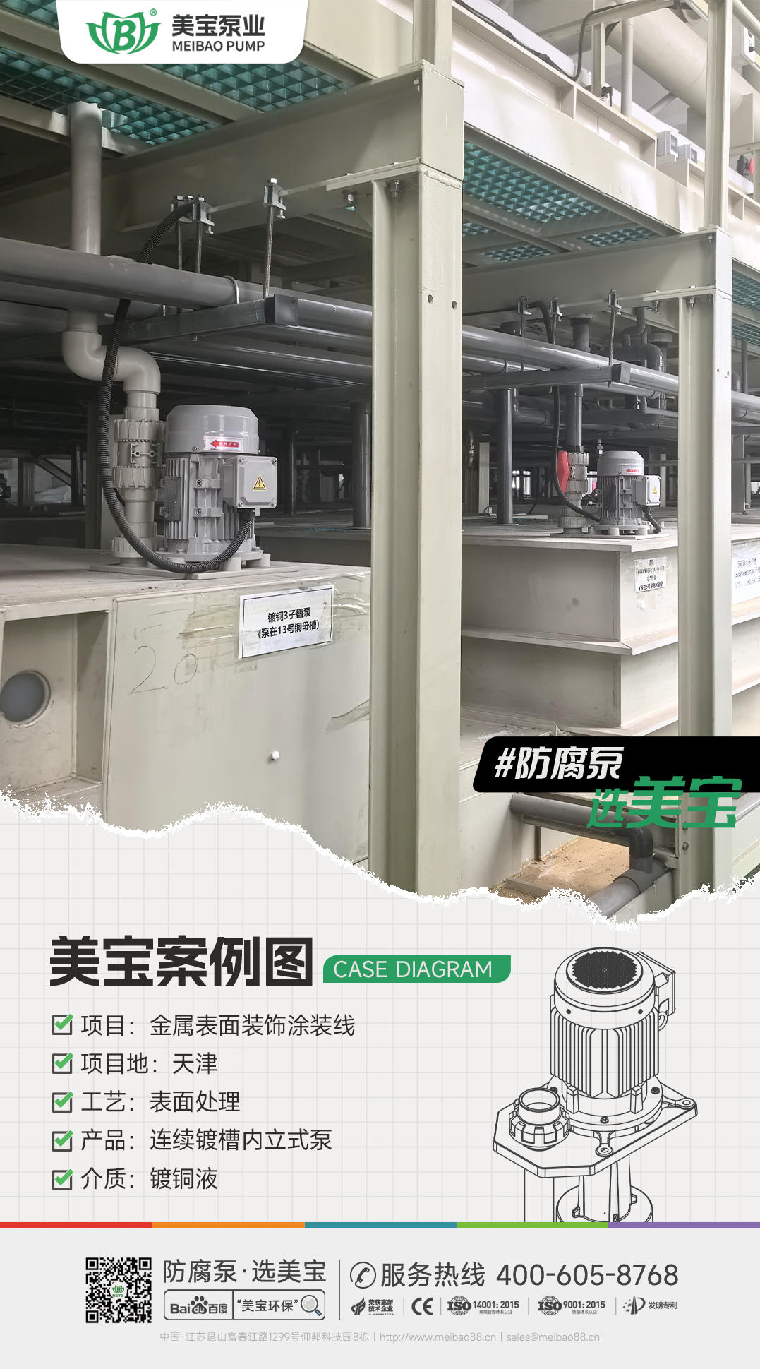 金屬表面裝飾鍍銅液涂裝用什么泵？