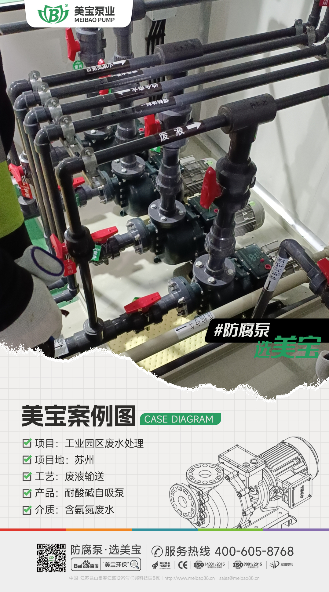 工業(yè)園區(qū)含氨氮廢水輸送用什么泵？